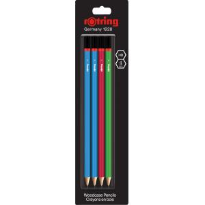 SV.GRAF. ROTRING CORE HB 4/1 BLISTER