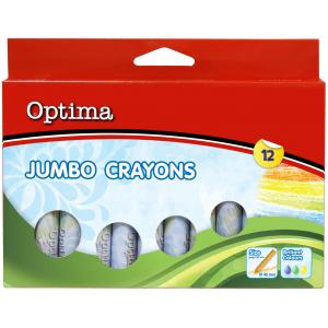 Voščene barvice Optima jumbo 12/1 karton