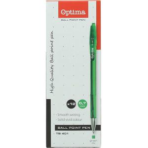 Kemični svinčnik Optima TB 401 zelen
