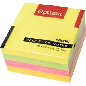 Samolepilni lističi OPTIMA, neon barve