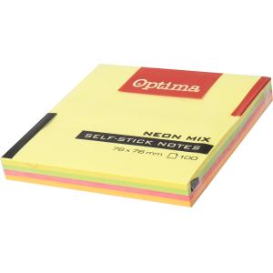 Samolepilni lističi Optima neon mix 100