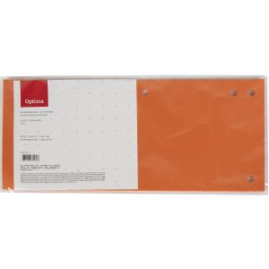Pregradni karton 240x105mm oranž. 10/1