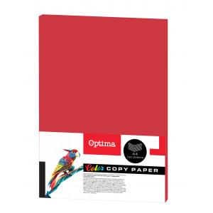 Papir fotok Optima A4 100/1 red 80g
