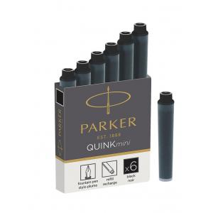 Bombice PARKER mini, 6/1 črna