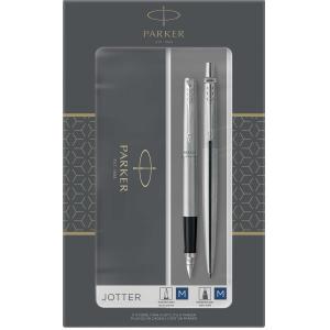 SET PARKER JOTTER DUO (FP+BP) SREBRNA CT