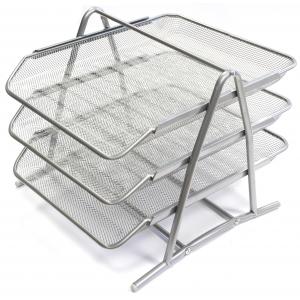 Kov. kaseta za papir 3-del Optima srebrn