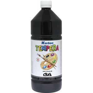 BARV. TEMPERA KARBON ČRNA 1000ML