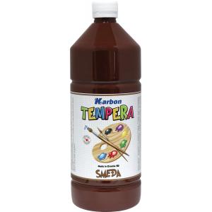BARV. TEMPERA KARBON RJAVA 1000ML