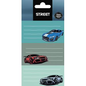 Etikete za zvezke cars 9/1
