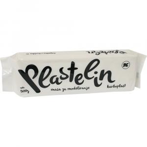 PLASTELIN KARBON BEL 500G