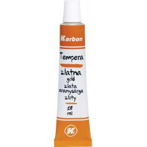 BARV. TEMPERA KARBON 18ml 10/1 ZLATA