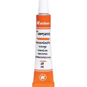 BARV. TEMPERA KARBON 18ml 10/1 ORANŽNA
