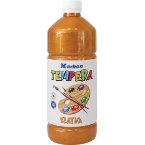 BARV. TEMPERA KARBON ZLATA 1000ML