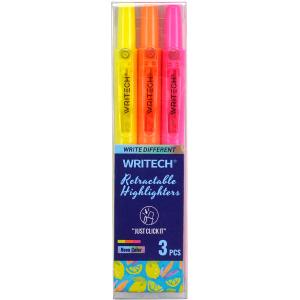 Marker svinčnik fluo Writech 3/1 set