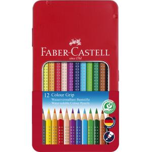 Barvice FABER-CASTELL, grip 12/1 kovina