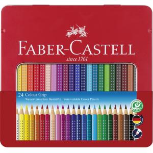 Barvice FABER-CASTELL, grip 24/1 kovina