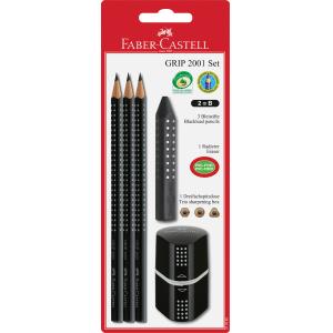 Svinčnik FABER-CASTELL, grip 3/1 črn