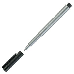 Flomaster Faber-Castell Pitt srebrna