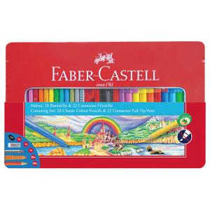 Set Faber-Castell Barvice + Flomastri