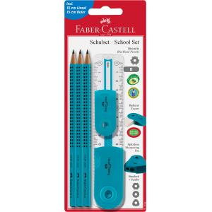 Svinčnik FABER-CASTELL, grip 3/1 turkiz