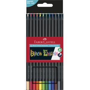 Barvice FABER-CASTELL, black 12/1