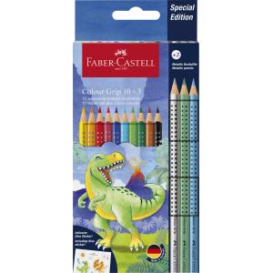 BARVICE FABER-CASTELL GRIP DINO 10+3