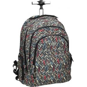 Trolley round canvas ziggy