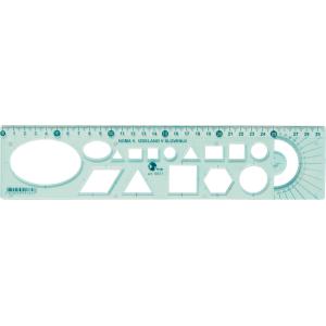 Ravnilo NOMA 5 Flex - zelena