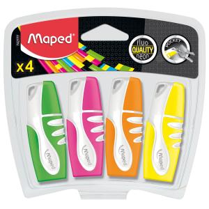 Marker MAPED Fluo žepni 4/1