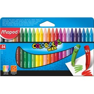 Voščene barvice MAPED Wax 24/1