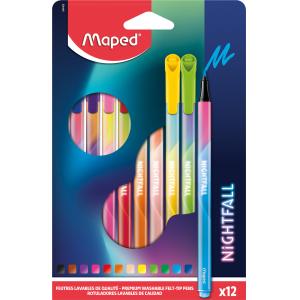 Flomastri MAPED Nightfall, 12/1