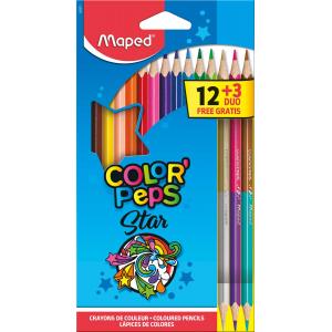 Barvice MAPED Color'peps 12/1+3 duo