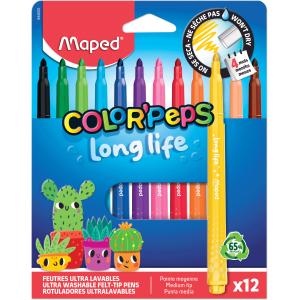 FLOMASTRI MAPED COL PEPS LONGLIFE 2 12/1