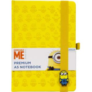 ZVEZEK MINIONS TRDI A5 BREZ ČRT PU PLAT.