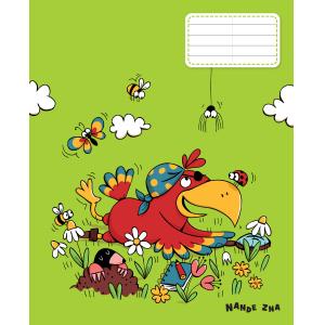 ZVEZEK NANDE ZNA B5, črtani, 11 mm