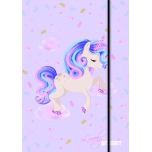 Mapa z elastiko A4, Street Unicorn