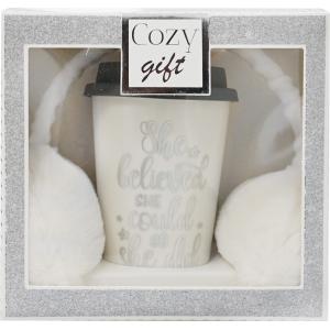 SET COZY GIFT XMAS SILVER