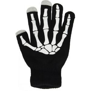 ROKAVICE TOUCH GLOVES PLETENE ČRNE
